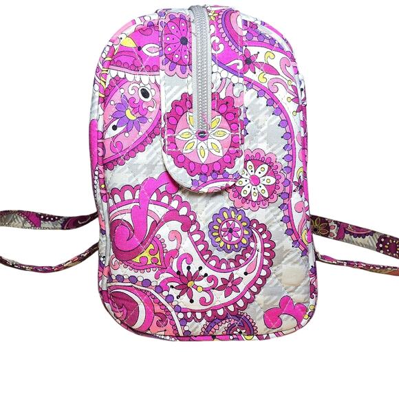 Vera Bradley Quilted Eloise in Paisley Meets Plaid Pattern  Bag Purse 13x9x5 - Picture 3 of 6